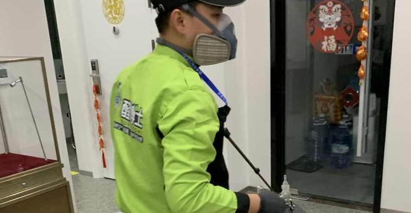 桃江招商银行除甲醛现场